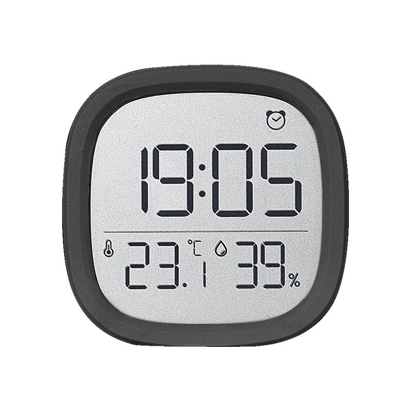 8218 Multi-function Slim Digital Wall Clock with LCD Display and Temperature