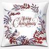 Christmas Series Printed Pattern Cushion Cover Home Living Room Sofa Office Decorative Pillow