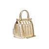 New COACH Willis Calfskin Shoulder Bag, Crossbody Bag, Handbag Trumpets Women's Champagne Gold C6664-B4TFV