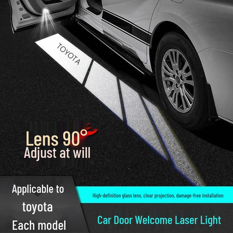 Toyota Camry Dual Lens Projection Ambient Door Light Modification