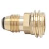 Solid Brass Propane Tank Adapter Converts POL to QCC1/Type1 Quick Connect Gas Tank Adapter For LP Tank Service Valve