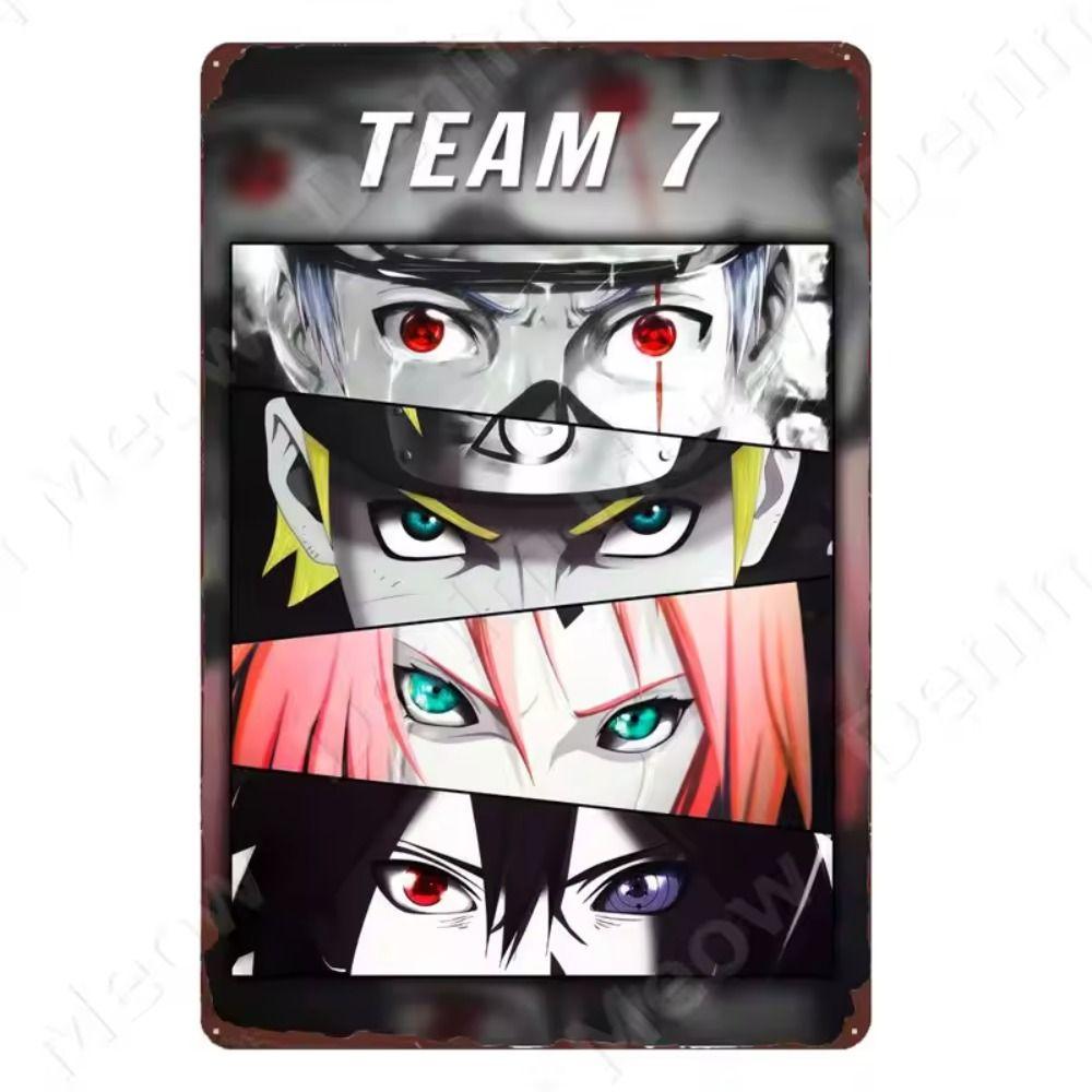 Japanese Anime Heroes Vintage Metal Tin Sign Home Decor 20x30cm