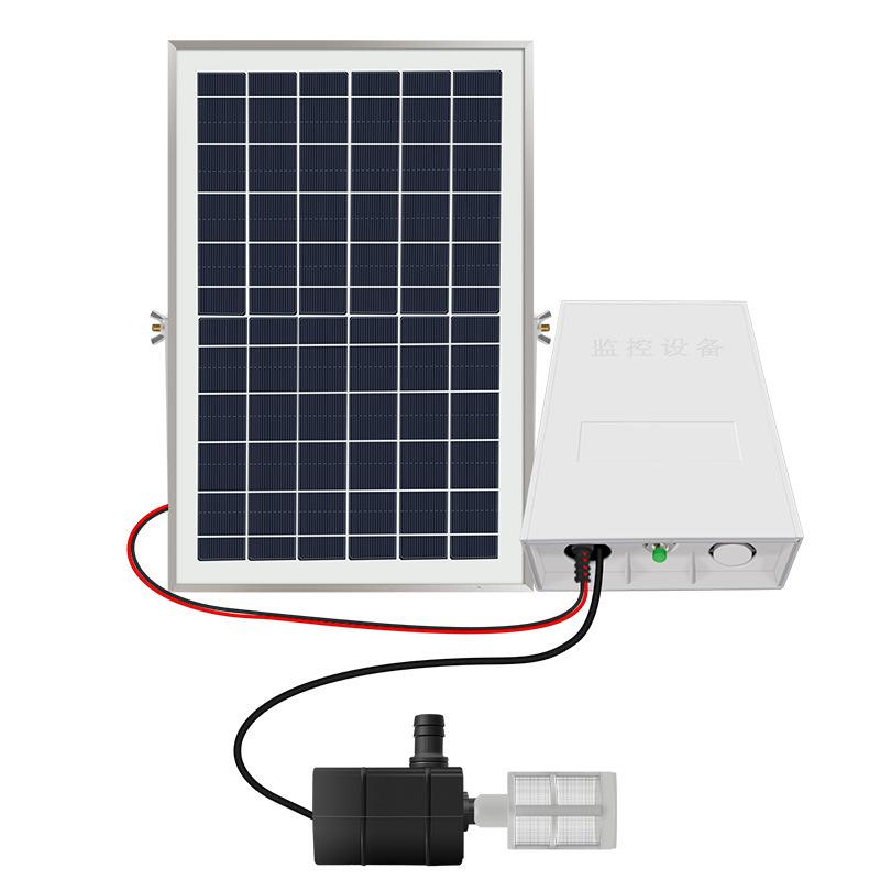 Fish Pond Solar Oxygen Booster Pump Outdoor Charging Oxygen Pump for Outdoor Garden Fish Tank Pond Small Oxygen Booster Machine