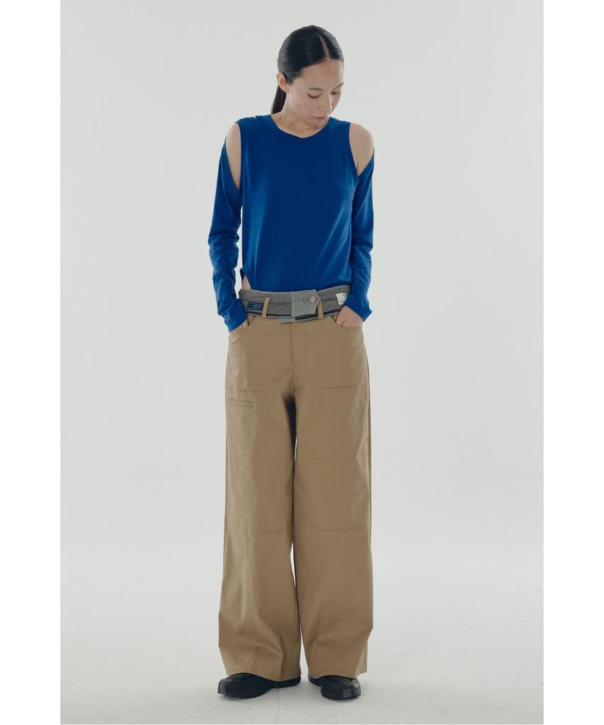 RECODE Waist Band Big Pocket Pants
