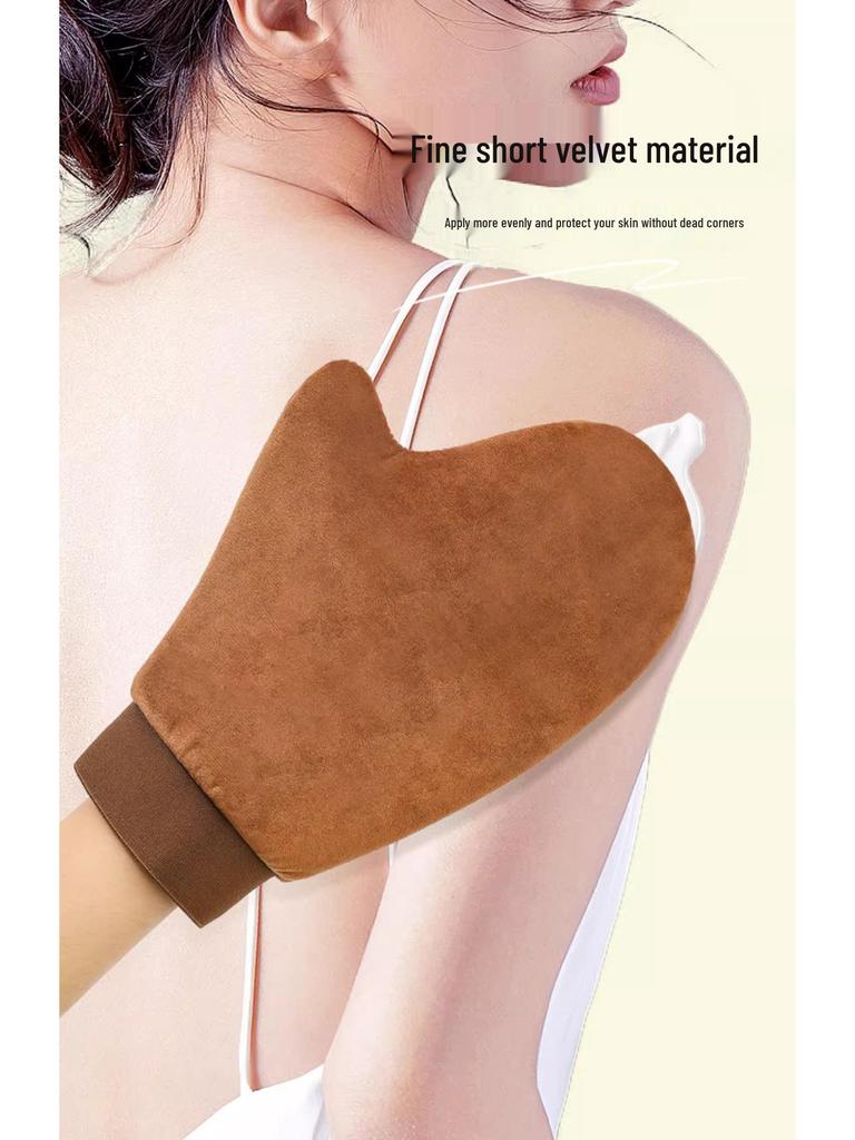 Quick-Apply Tanning Set: Body Lotion, CC Cream, Gloves, Tanning Oil, Essential Oils, Lazy Massage Tool
