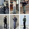 Black High-end Mickey Derby Shoes Men's Platform Heightening Casual Leather Shoes Spring Breathable Big Head Retro Trendy Shoes