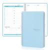Weekly English Planner: 52-Week Cross-Border Spiral Notebook