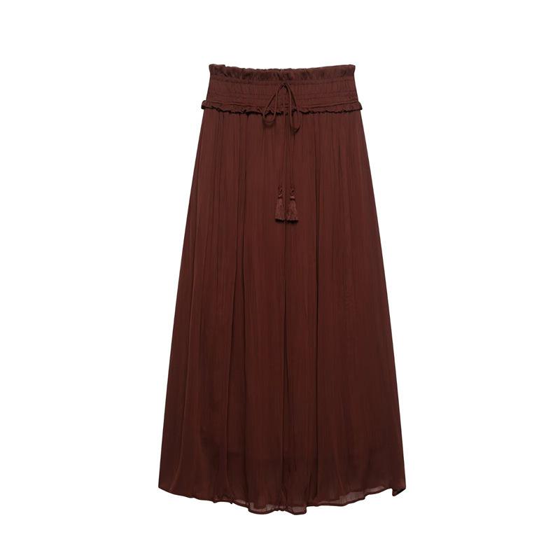 

TAOP&ZA Women s Elegant Slimming Casual Midi Skirt - Summer Design Medium