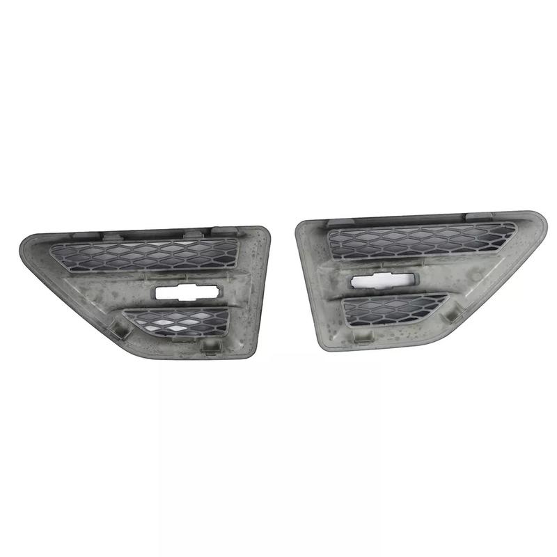 Black Side Fender Spoiler Outflow Mesh Vent For Land Rover Freelander 2 LR2 2008-2015 Racing Door Side Grille LR001660 LR001658