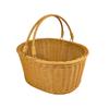 PP Woven Handheld Basket Grocery Picnic Fruit Vegetable Storage Large Small Tea Color