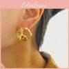 Summer Fashionable 2023 European And American Minimalist Hollow Out Earrings For Women