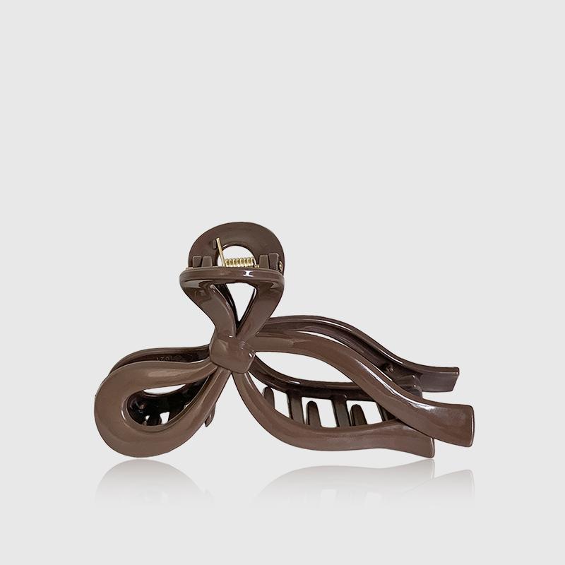 Soft Silicone Bow Hair Clip for Woman Simplicity Elegant Shark Clip Girl Ponytail Clip Hair Clamp