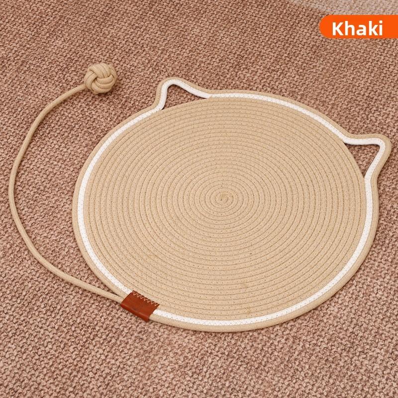 Catnip Fabric Pet Bed With Washable Cotton Rope For Indoor Cats And Small Pets