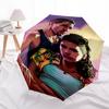 1pc GTA Umbrella, Sun Protection, And UV Shielding. It Has Eight Sturdy Ribs for Outdoor Use And Perfect As a Holiday Gift