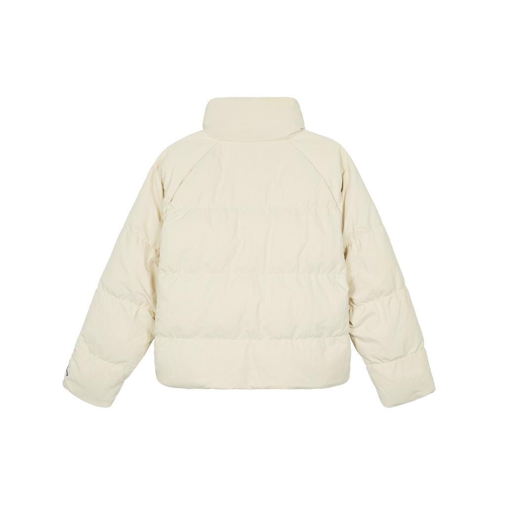 Jordan Puffer Jackets Women's Light Yellow Stand Collar Moderate Other DR0547-234