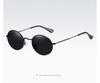 AORON Polarized Round Metal Fashion Sunglasses A604 Mirror Edition