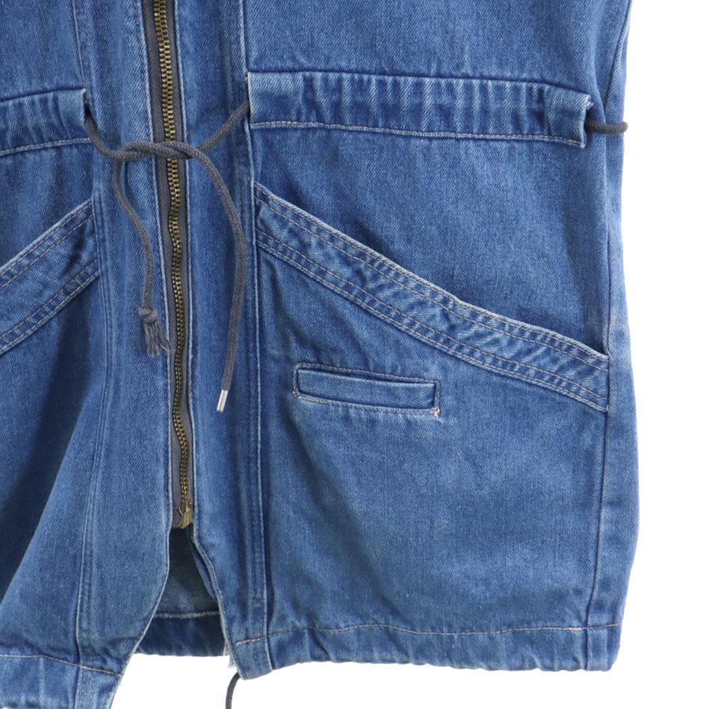 DEMOS 90s Old Denim Jacket 34 Wash blue Parker Men's Used