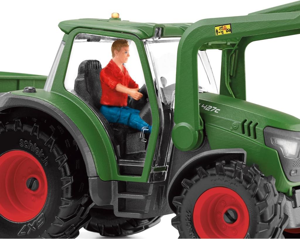 Schleich Farm World Tractor and Trailer 42608