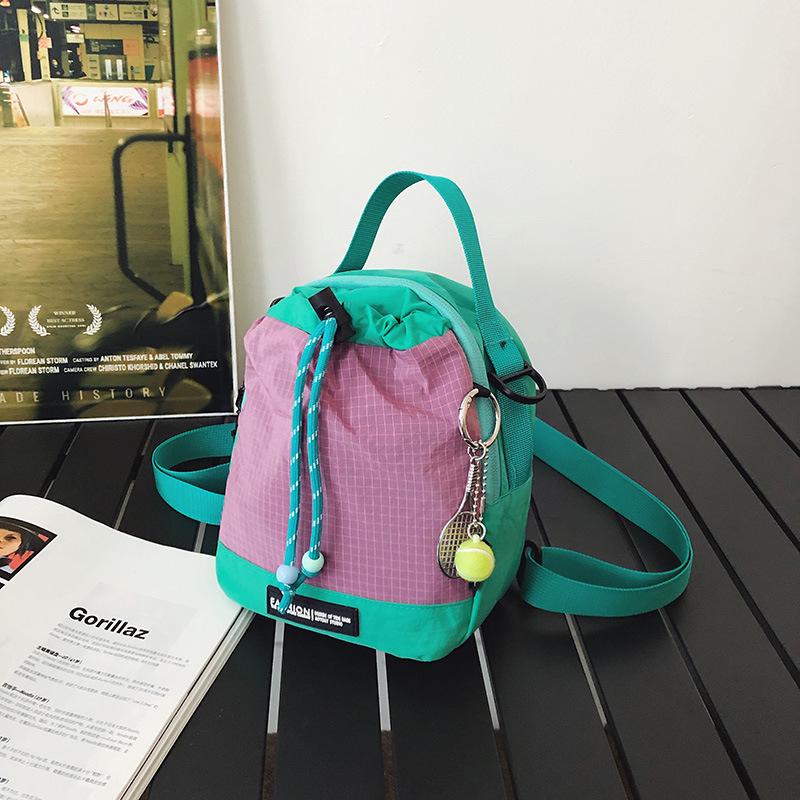Dual-purpose messenger water cup bag outdoor sports backpack niche leisure shoulder bag light hiking kettle bag