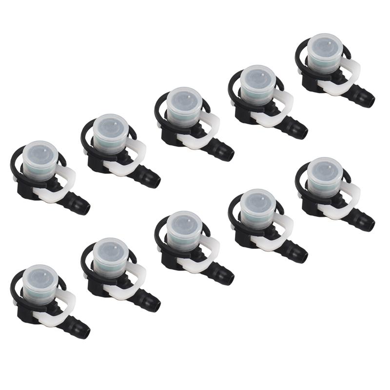 10Pcs Car Water Pipe Connector ID12-ID6-90 Degree L Type Fuel Pipe Quick Connector Fuel Pipe Connector