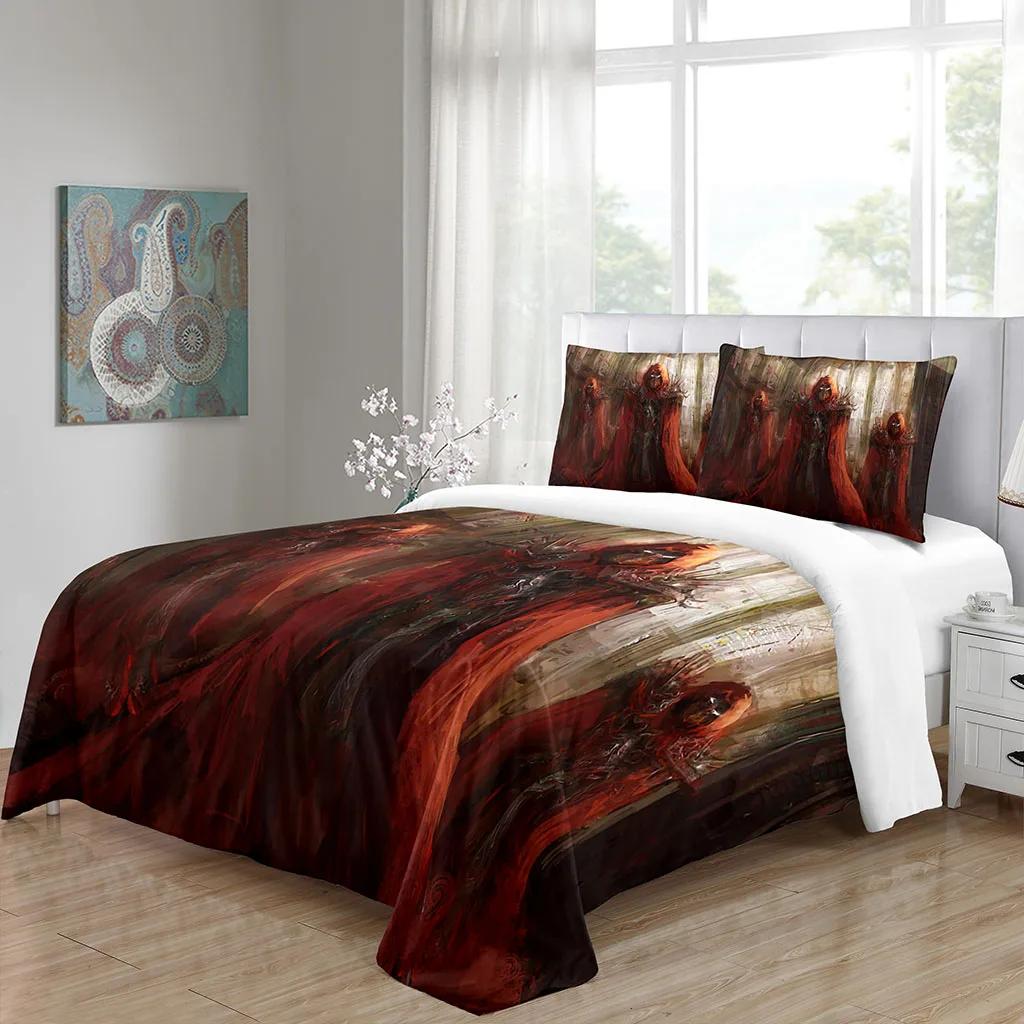 

Game Custom Bedding Sets Quilt Duvet Cover Anime Pillow Case King Boy Girl Adult Bedroom Decoration Duvet Cover Set Comforter EU Twin(135x200cm)