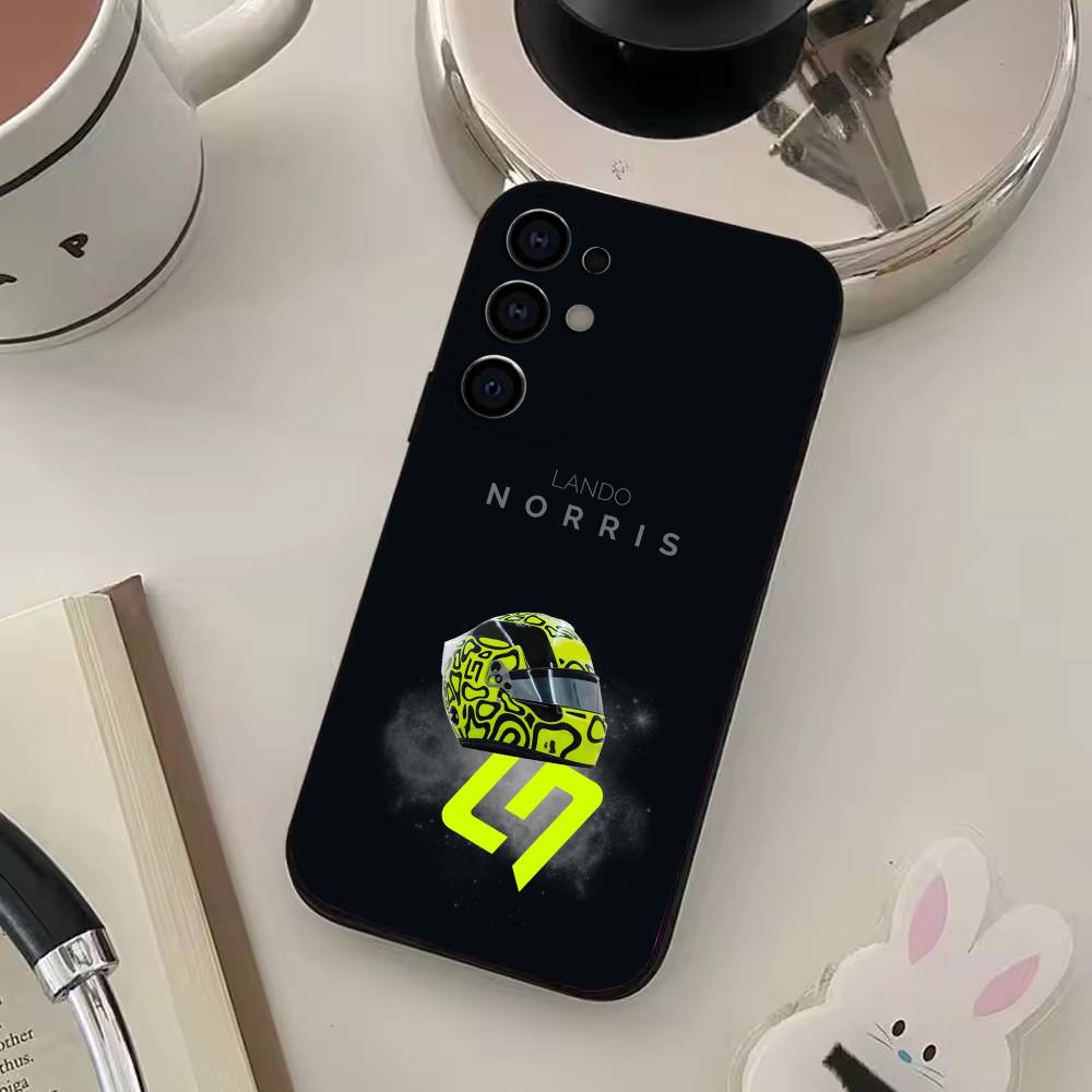 Racing Driver L-Lando N-Norris Phone Case Silicone Soft For Samsung S25,S24,S21,S22,S23,S30,Ultra,S20,Plus,Fe,Lite