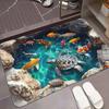 American Style 3D Diatom Mud Bathroom Mat - Quick-drying, Anti-slip, Water Absorbent Floor Mat
