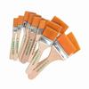 12pcs   Set Flat Nylon Hair Wooden Penholder Oil Painting Brush Barbecue Brush Paint Brushes Art Supplies