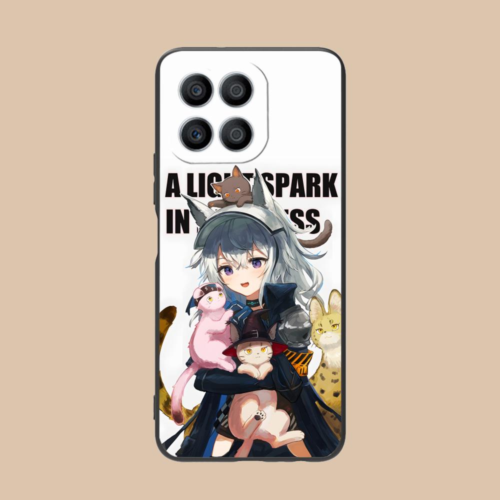 Arknights Grani Matte TPU Mobile Phone Case for Honor 90 80 70 60 50 30 20 10 9 8 7 Pro S SE Lite 5G Colorful Printing Cover