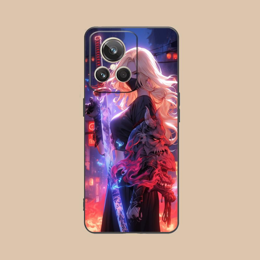 Anime Girl Mobile Phone Case for Realme GT 8 Neo Pro C75 73 71 C67 65 C55 53 C35 31 C20 15 Colorful Printing Cover Pretty