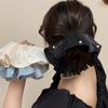 Luxurious Pearl Scrunchie Featuring Pleated Texture for Stylish Hair Accessories Headband Ponytail Holder Free Shipping Items