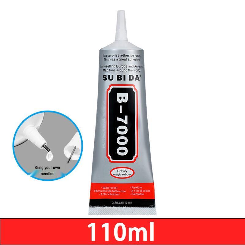 B7000 Transparent Jewelry & Rhinestone Adhesive - Universal Strong Glue for DIY, Repairs, and Mobile Screen Frames