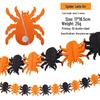 Halloween Paper Garlands: Bat, Pumpkin, Spider & Ghost Decorations