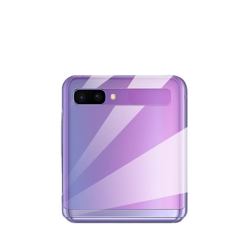 Samsung Z Flip7 Fully Transparent PC Case with 5-Fold Screen Protection and Zipper