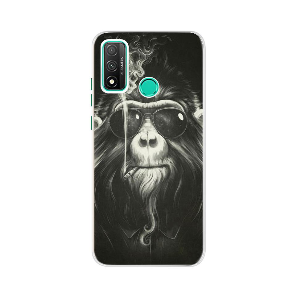 Phone Case For Huawei P smart 2020 Case TPU Silicon Soft Painted Coque Huawei Psmart 2020 POT-LX1A 6.21" Cover Bumper Cases capa