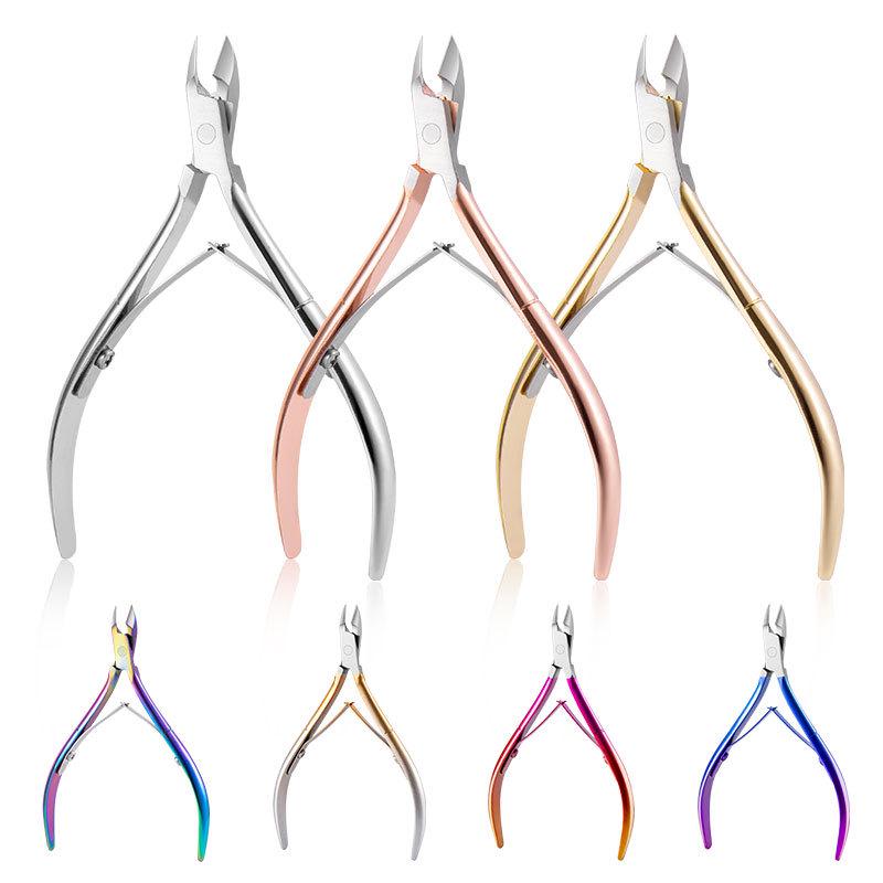 Stainless Steel Cuticle Scissors & Pliers Set with Nail Clippers - Nail Tool Kit