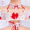 Sex Lingerie Chiffon Strawberry Print Sexy Chest Wrap Perspective Sex Uniform Seduction Cosplay