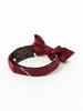 [BEAMS PLUS] Silk Wide Regimental Tie Bow Tie for Men, Wine Free, 38440090107