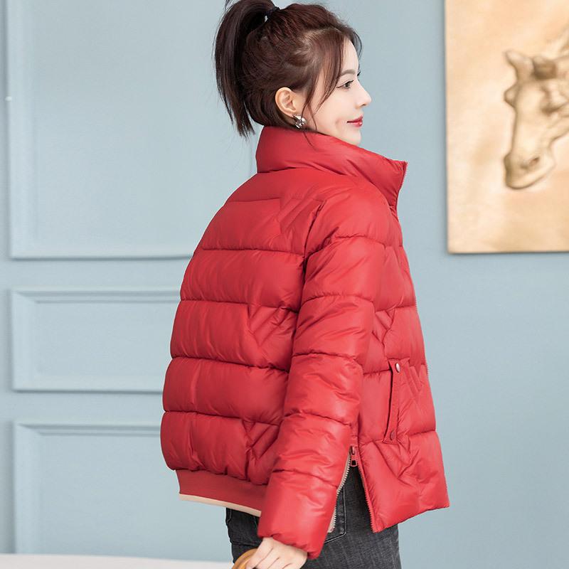 Women's New Korean Style Thickened Short Down Cotton Jacket Fashionable Small Cotton Jacket Versatile Collar Jacket