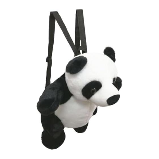 [Suitcase Company] Panda Plush Rucksack Backpack Rucksack Rucksack Daypack Fluffy Fluffy Cute Panda Backpack