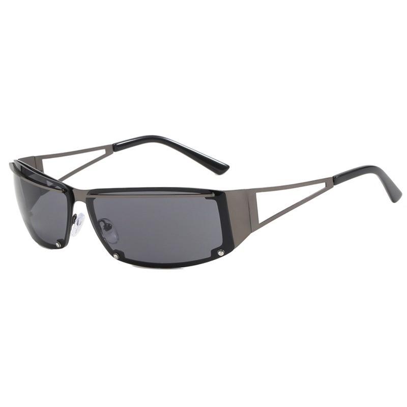 Y2k Sunglasses Women Fashion Brand Designer Gradient Goggle Sun Glasses Men Steam Punk Glasses Shades Eyewear Mirror Eyeglasses