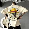Plus Size One Piece Anime Printed Men and Women Tshirt Summer Casual Parent Child Top Fashion Harajuku Style Y2K Street Wear