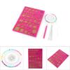 Paper Craft Template Board   Tweezer   Pins   Slotted Pen Quilling Tools Kit (Blue)