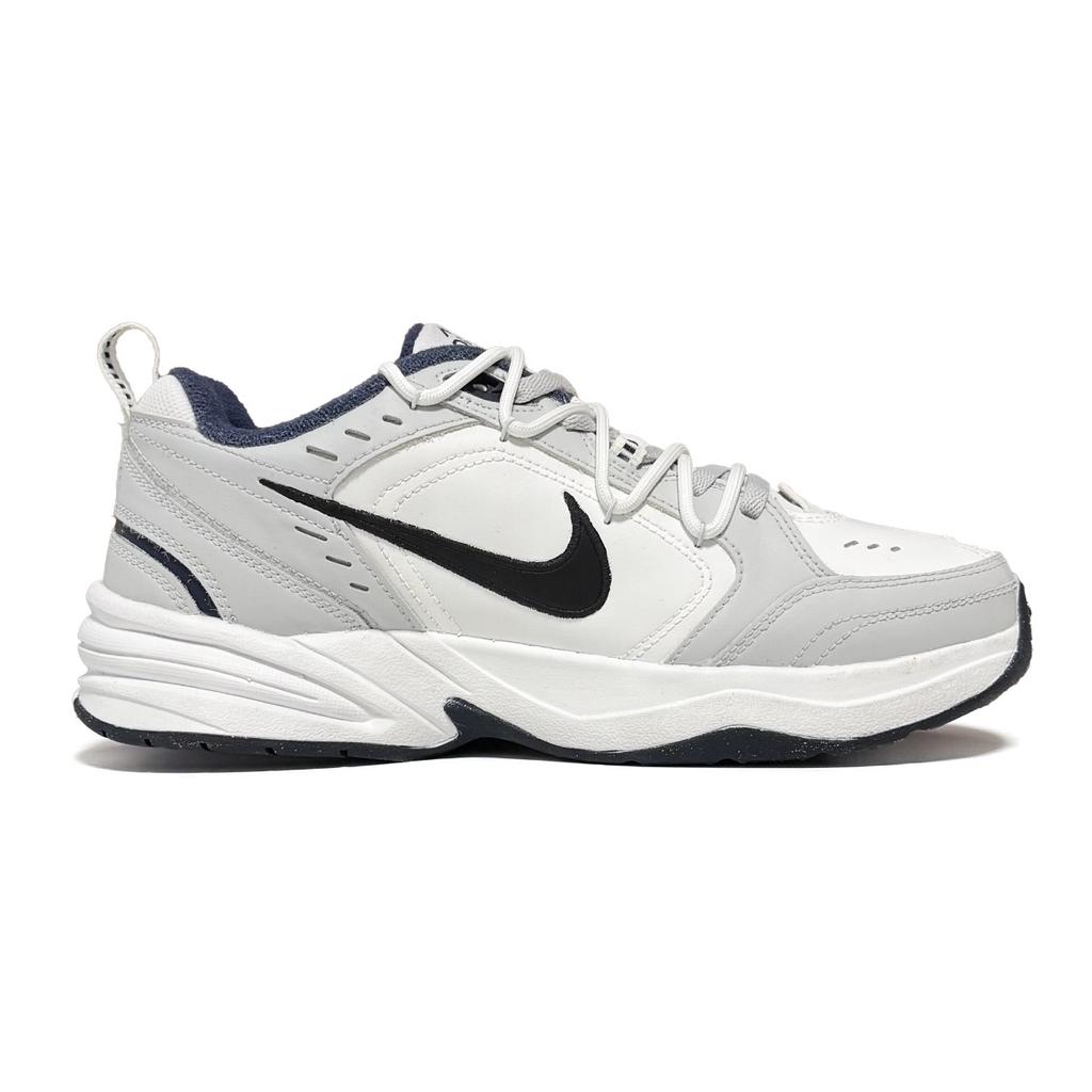 Nike Air Monarch 4 Leaping Ahead Abrasion Resistant Height Increasing Low top Chunky Sneakers Men's Gray 415445-102(Team61-)