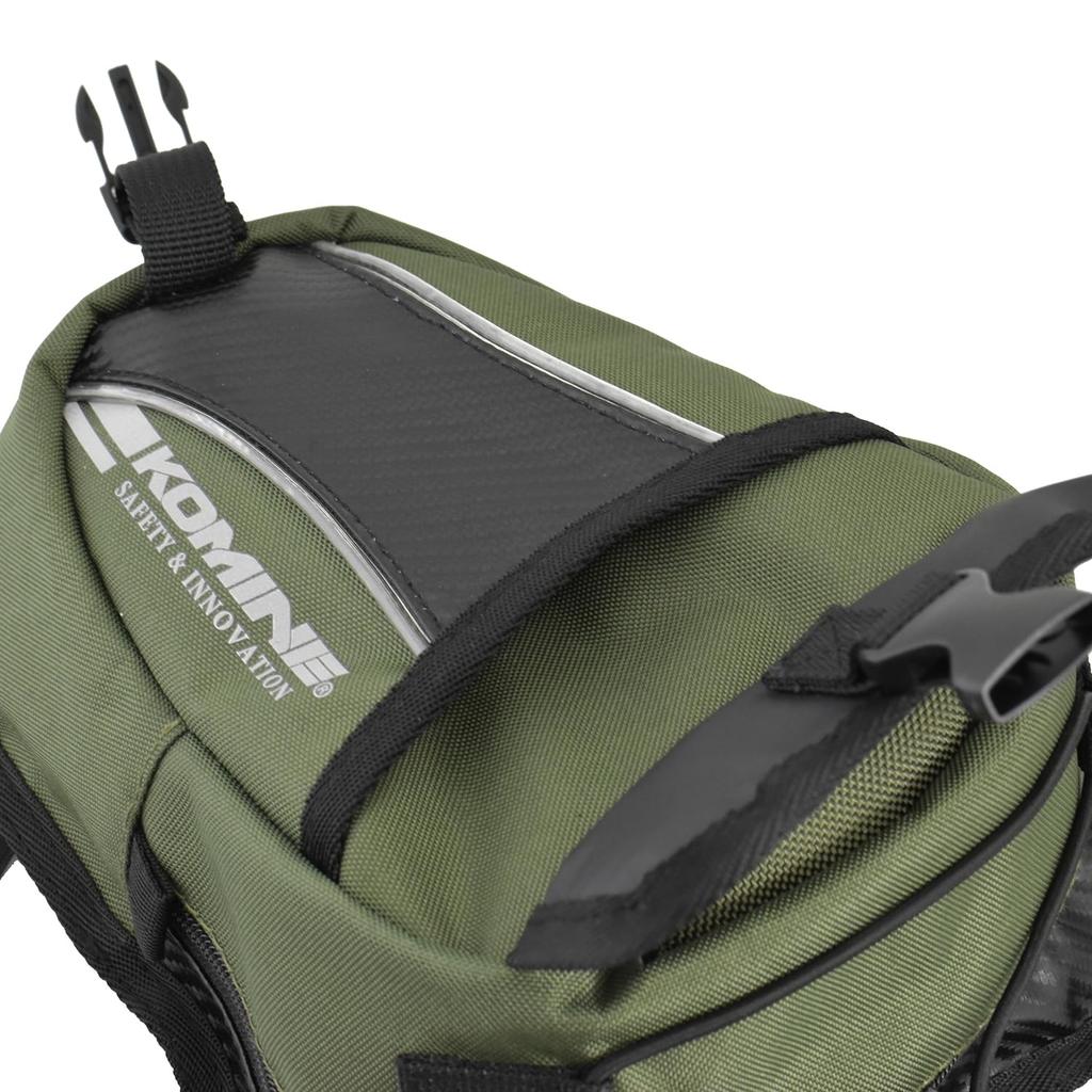 KOMINE Riding Leg Bag 1 for Olive Free SA-053 Motorcycles,