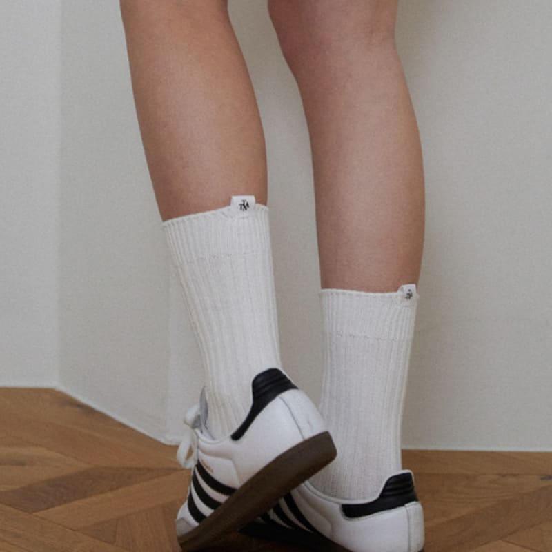 TATIANA [1+1] Fogny Knit Socks SC8096 6 Colors