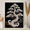 DIY Kiefernbaum Perlenkunst Malerei für Heimwanddekoration Perlen Edelstein Malereien Bild Kunsthandwerk für Erwachsene/Anfänger Geschenkidee Heimdeko Ohne Rahmen