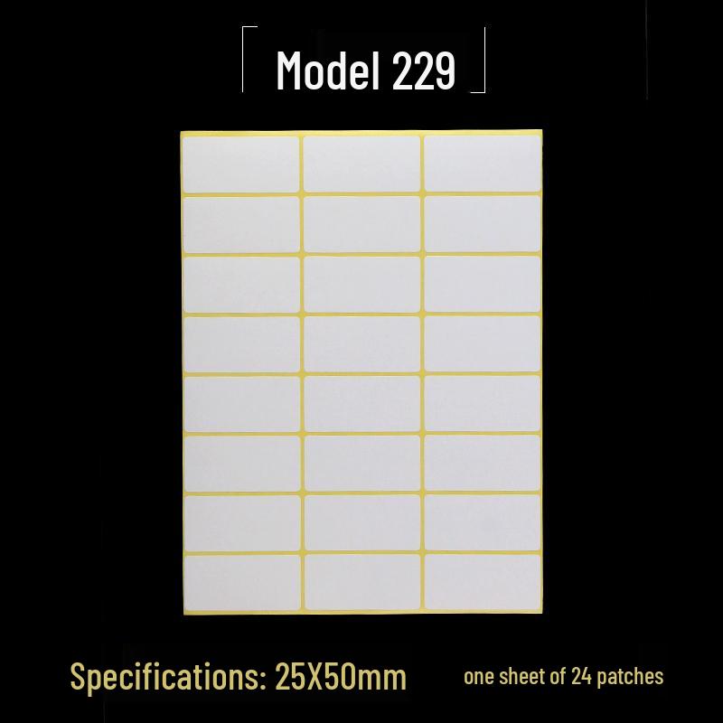 Adhesive Memo and Name Sticker Labels