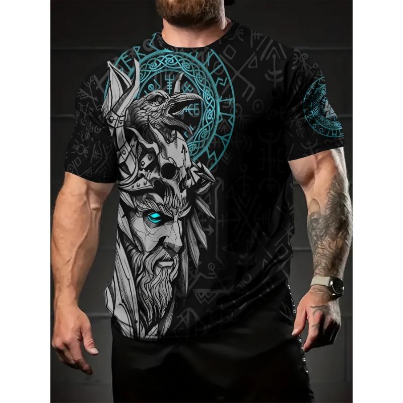 Streetwear Mens Clothing 3D Printed Graphic T Shirts Round Neck Short Sleeved Tees New in Tops Casual Funny T Shirt for Men