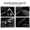 1-2PCS 2024 New Square Photochromic Polarized Sunglasses Men Change Color Sun Glasses Chameleon Anti-glare Driving Oculos De Sol